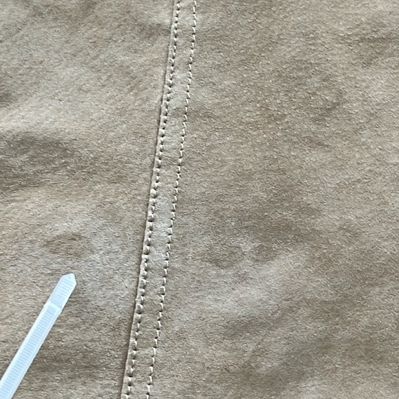 Vintage AMI women’s leather jacket camel tan size large - Picture 13 of 13